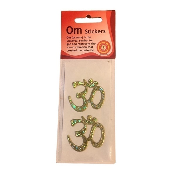 Gold OM Stickers - Picture 1 of 2